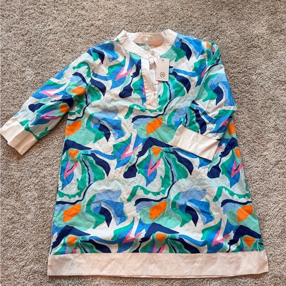 Mary Square Women's Camille Dress Abstract tunic dress size Extra Large XL NWT - Picture 2 of 8